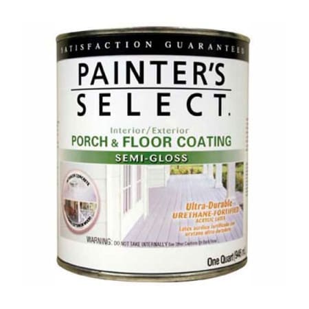 General Paint Painter's Select Urethane Fortified Semi-Gloss Porch & Floor Coating, Tile Red, Quart - 112180